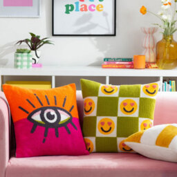 Heya Home All Eyes On You Boucle Feather Rich Cushion - thumbnail 5