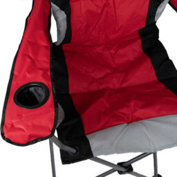 Redwood Leisure Redwood High Back Padded Camping Armchair - Red - thumbnail 4