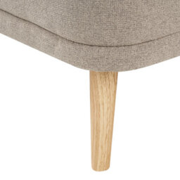Beliani Right-Hand Chaise Longue Tanlay Fabric Light Brown - thumbnail 7