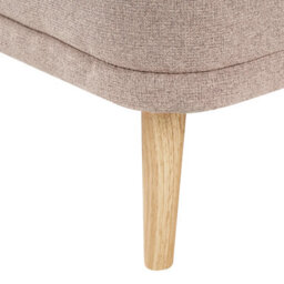 Beliani Right-Hand Chaise Longue Tanlay Fabric Light Brown - thumbnail 6
