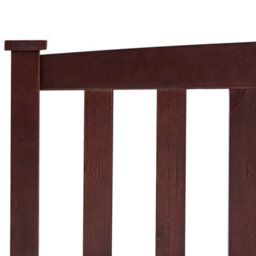 Beliani Bed Pine Wood Giverny 160 X 200 Cm (Eu King Size) Dark Brown - thumbnail 6