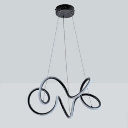 Pagazzi Lighting Pagazzi Aurielle Black Led Pendant Ceiling Light - thumbnail 3