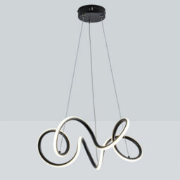 Pagazzi Lighting Pagazzi Aurielle Black Led Pendant Ceiling Light - thumbnail 2
