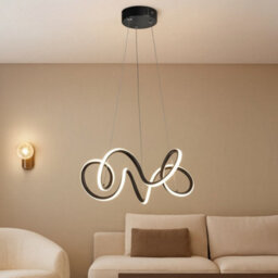 Pagazzi Lighting Pagazzi Aurielle Black Led Pendant Ceiling Light - thumbnail 1
