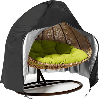 Outdoor Protective Cover, Hanging Egg Chair Patio Garden Furniture 231 200Cm, Black - image 1