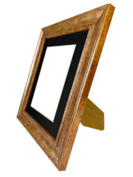 Frames By Post Scandi Gold Frame With Black Mount For Image Size 10 X 6 - thumbnail 4
