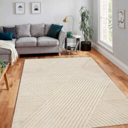 RugsX Carpet Balance 1503 Taupe - Geometric, Structural, Glamour 160X220 Cm - thumbnail 5