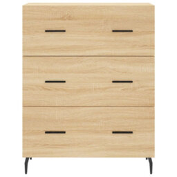 Berkfield Classic Sideboard Sonoma Oak 69.5X34X90 Cm Engineered Wood - thumbnail 5