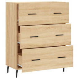 Berkfield Classic Sideboard Sonoma Oak 69.5X34X90 Cm Engineered Wood - thumbnail 6