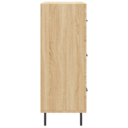Berkfield Classic Sideboard Sonoma Oak 69.5X34X90 Cm Engineered Wood - thumbnail 7