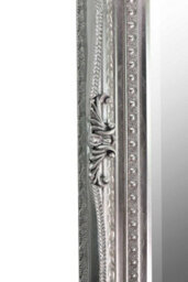Mirroroutlet Carved Louis Silver Antique Full Length Leaner Dress Mirror 175 X 90Cm - thumbnail 5