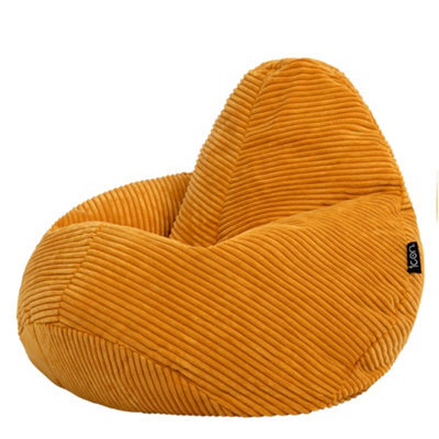 icon Kids Dalton Corduroy Bean Bag Yellow - image 1