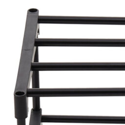 Breeins Black Detachable Steel Tube Shoe Rack For 9 Pairs Shoes At The Entrance - thumbnail 3