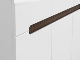Impact Furniture Sideboard Cabinet Dresser Storage Unit With Doors Drawers White High Gloss Azteca - thumbnail 7
