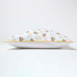 Homescapes Cotton Paisley And Dots Cushion Cover, 60 X 60 Cm - thumbnail 3