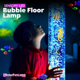 The Glowhouse 100Cm Colour Changing Led Bubble Lamp With 8 Fish, Sensory Toys For Autism, Sensory Lights, Mood Lamps For Kids Relaxation - thumbnail 2