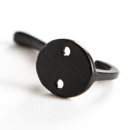 Hammer and Tongs Hammer & Tongs Hat & Coat Hook - W25mm X H80mm - Black - thumbnail 3