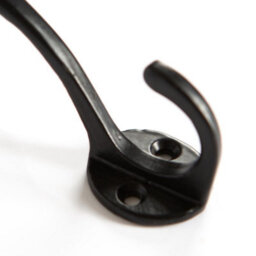 Hammer and Tongs Hammer & Tongs Hat & Coat Hook - W25mm X H80mm - Black - thumbnail 2