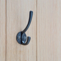Hammer and Tongs Hammer & Tongs Hat & Coat Hook - W25mm X H80mm - Black - thumbnail 6