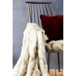 Orsina Red Wine Square Faux Fur Cushion, Soft Feather Filled Cushion For Sofa And Bed, Luxurious Plush Cushion - thumbnail 6