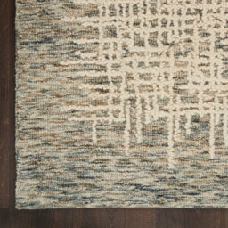 Cream  Abstract Geometrical Handmade Modern Wool Rug For Living Room, Bedroom - 236Cm X 297Cm - thumbnail 8