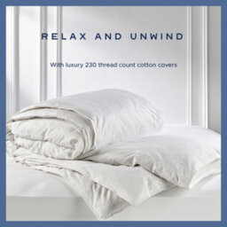 Snuggledown Signature Goose Feather & Down 10.5 Tog Duvet + 2 Medium Support Pillows - thumbnail 3
