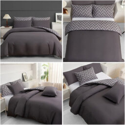 Pamposh Single Duvet Cover Set Premium Brushed Microfiber Duvet Cover Single Ultrasoft Hypoallergenic With Zipper Closure - thumbnail 5