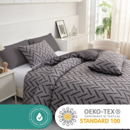 Pamposh Single Duvet Cover Set Premium Brushed Microfiber Duvet Cover Single Ultrasoft Hypoallergenic With Zipper Closure - thumbnail 6