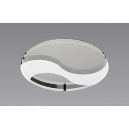 Luminosa Lighting Luminosa Jersey Ceiling 20W Led Round 3000K, 1800Lm, Polished Chrome/opal White Glass - thumbnail 2