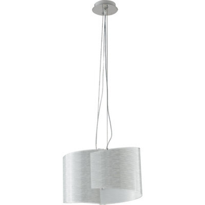 Luminosa Lighting Luminosa Joyce 2 Light Pendant Ceiling Light White 45X22X25Cm - image 1