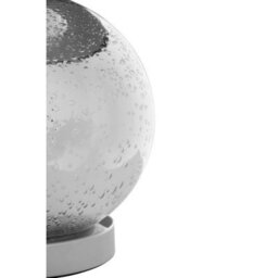 Orsina White Table Lamp, Cylindrical White Fabric Shade With Subtle Black Base, Soft Diffused Light For A Relaxing - thumbnail 2