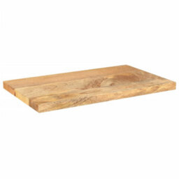 Berkfield Table Top 60X30X3.8 Cm Rectangular Solid Wood Mango - thumbnail 2