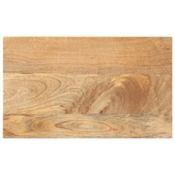 Berkfield Table Top 60X30X3.8 Cm Rectangular Solid Wood Mango - thumbnail 1