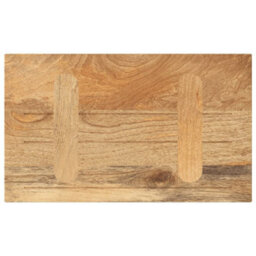 Berkfield Table Top 60X30X3.8 Cm Rectangular Solid Wood Mango - thumbnail 5