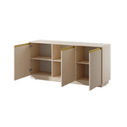 Arte Elegant Beige Royal Sideboard Cabinet H71Cm W154Cm D39Cm - Timeless Storage Solution - thumbnail 2