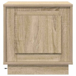 Berkfield Bedside Cabinets With Led Lights 2 Pcs Sonoma Oak 44X34,5X45 Cm - thumbnail 8