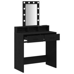 Walplus Dressing Table Black 79 X 41 X 140 Cm Engineered Wood - thumbnail 4