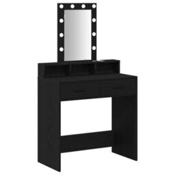 Walplus Dressing Table Black 79 X 41 X 140 Cm Engineered Wood - thumbnail 2
