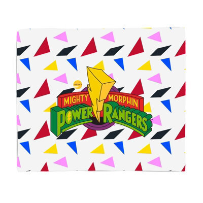 Zavvi Power Rangers Terrazo Fleece Blanket