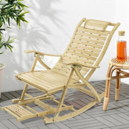Sturdy Sunlounger Recliner Chair Backrest Adjustable Leisure Chair Fr Home Relax - thumbnail 6