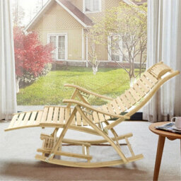 Sturdy Sunlounger Recliner Chair Backrest Adjustable Leisure Chair Fr Home Relax - thumbnail 2