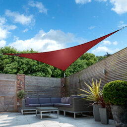 Kookaburra 5M Triangle Waterproof Wine Garden Patio Sun Shade Sail Canopy 98% Uv Block With Free Rope - thumbnail 2