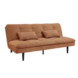 Home Detail Butterfly Clic-Clac Sofa Bed, Burnt Orange Linen - thumbnail 3