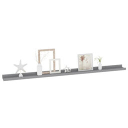 Vidaxl Wall Shelves 4 Pcs Grey 115X9X3 Cm - thumbnail 3