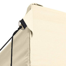 Walplus Professional Folding Party Tent Garden Gazebo Canopy With 3 Sidewalls 3X4 M Steel Cream - thumbnail 3
