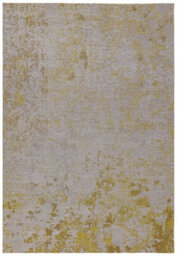 Yellow Abstract Outdoor Rug, Abstract Stain-Resistant Rug For Patio Decks, 2mm Modern Outdoor Area Rug-160Cm X 230Cm - thumbnail 1