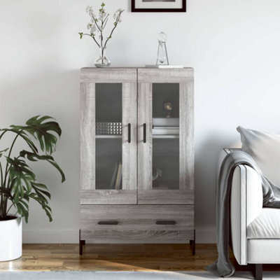 Berkfield Highboard Grey Sonoma 69.5X31X115 Cm Engineered Wood - image 1