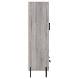 Berkfield Highboard Grey Sonoma 69.5X31X115 Cm Engineered Wood - thumbnail 7