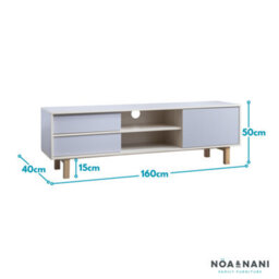 Nöa & Nani Noa & Nani Tv Unit In Grey & Oak Finish Jarstorp - thumbnail 6