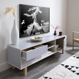 Nöa & Nani Noa & Nani Tv Unit In Grey & Oak Finish Jarstorp - thumbnail 4